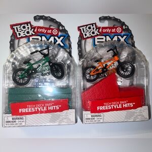 Tech Deck BMX Freestyle Hits  - Sunday Green and Cult Orange NIB Target